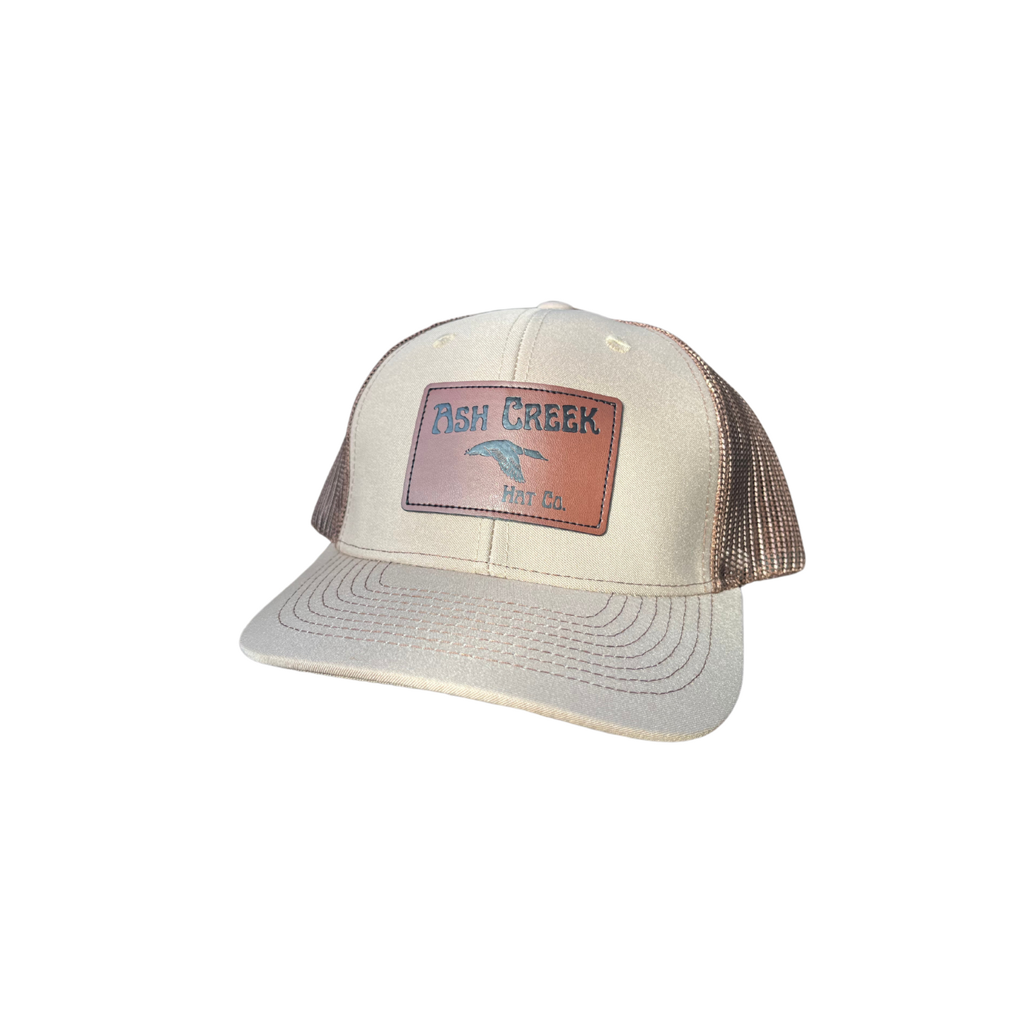 Leather Duck Patch Hat
