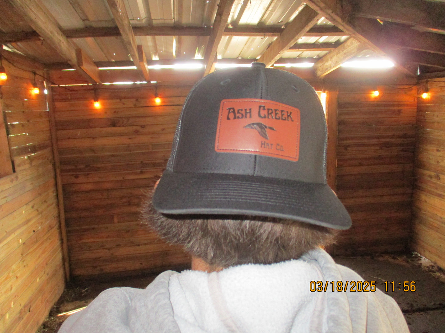 Leather Duck Patch Hat