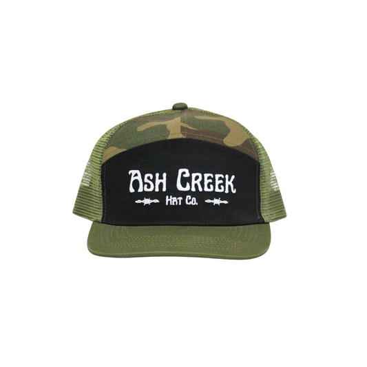 Army Mesh Back Trucker