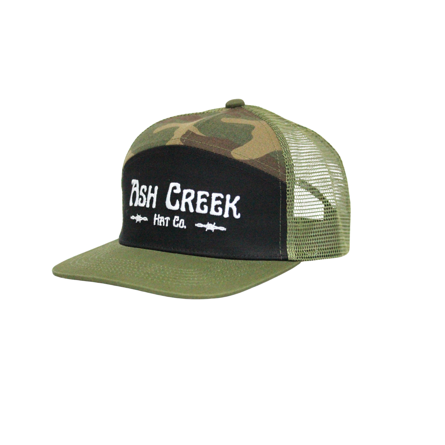 Army Mesh Back Trucker