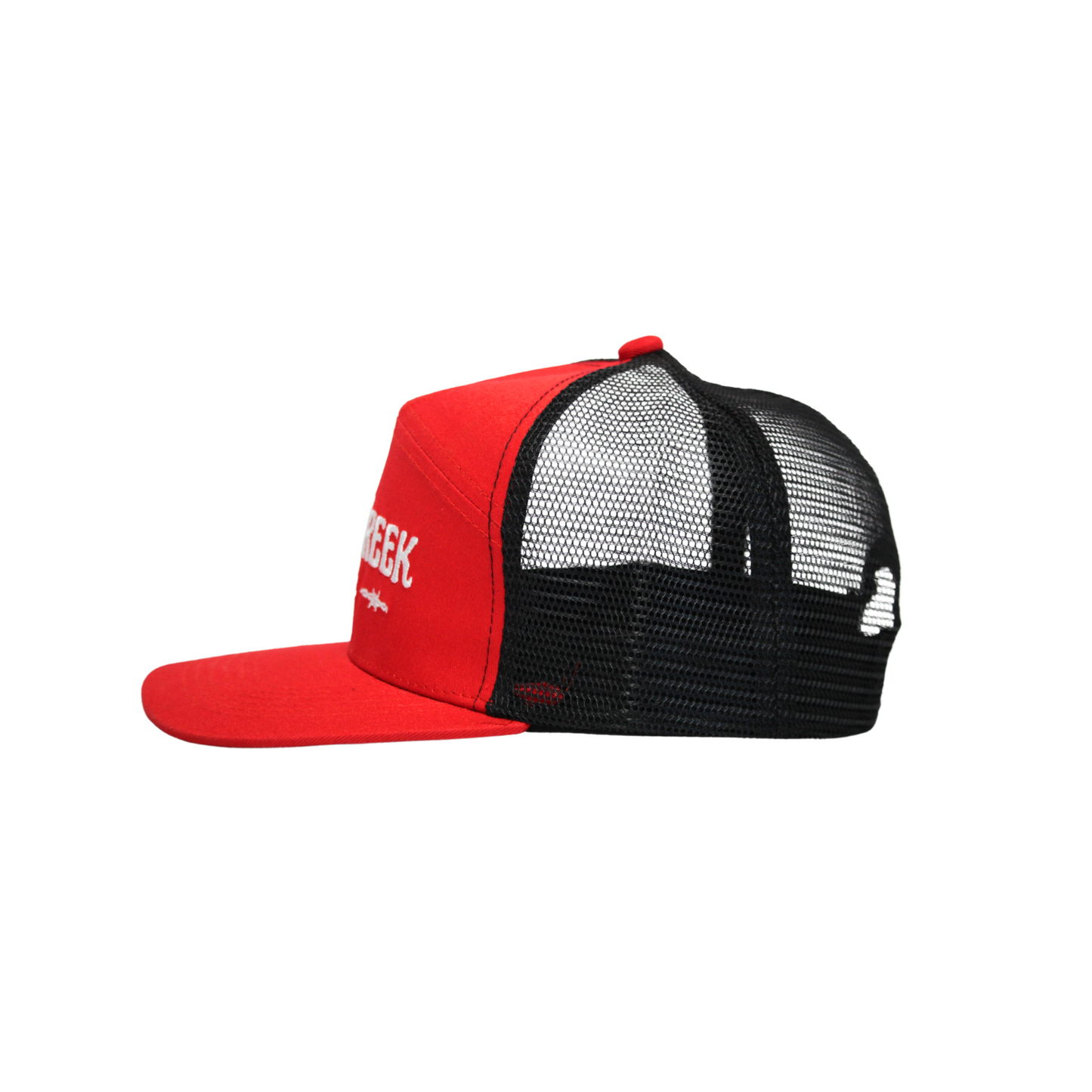 Red Mesh Back Trucker