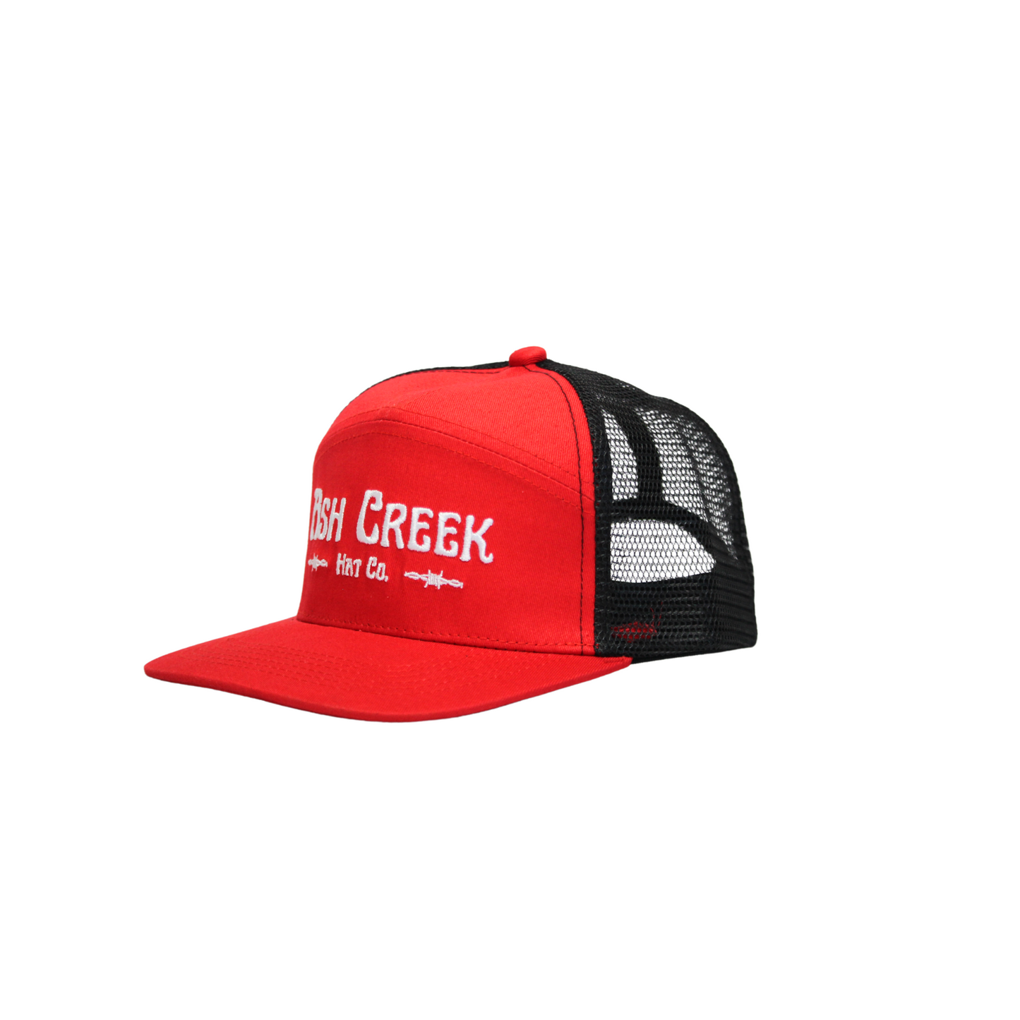 Red Mesh Back Trucker