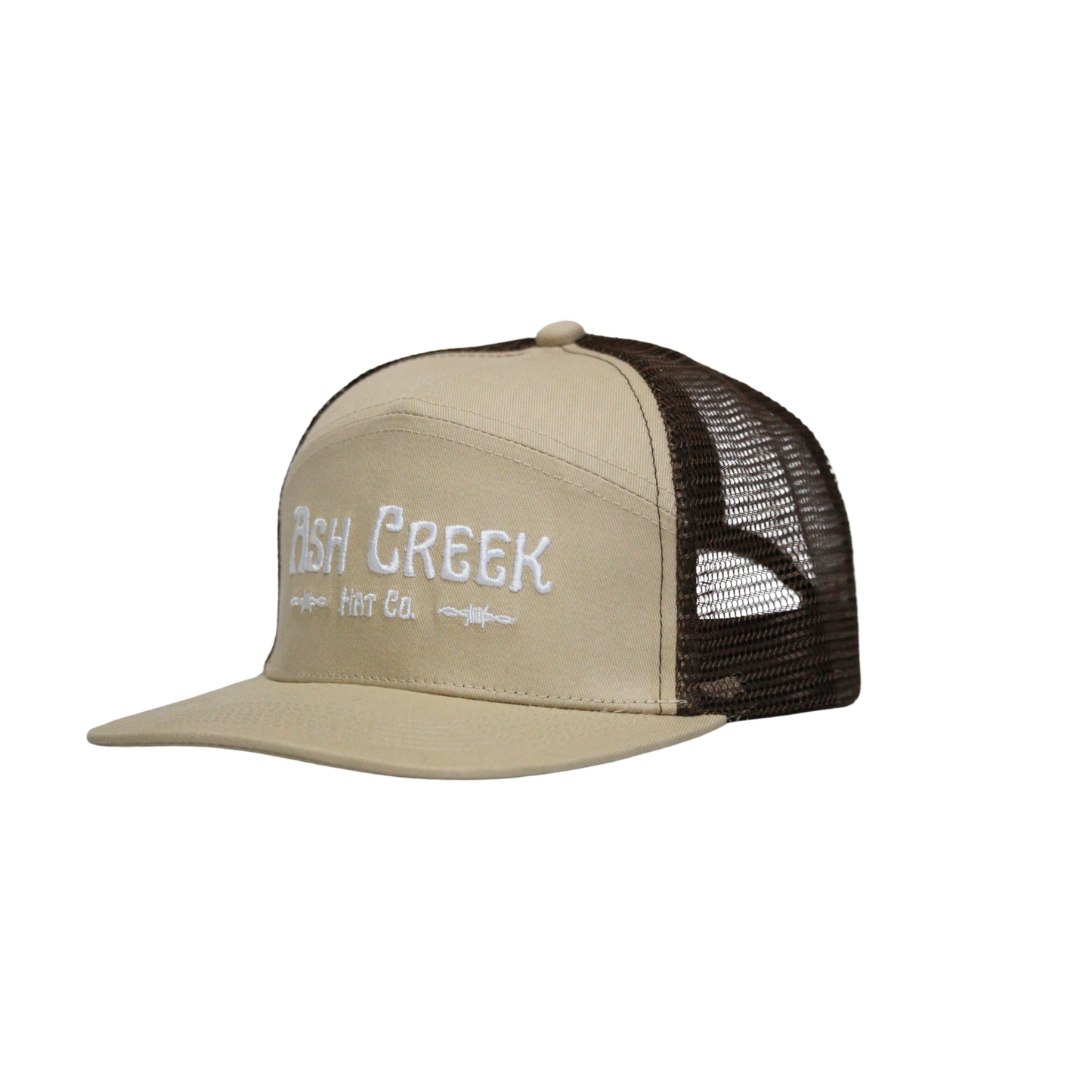 Sand/Brown Mesh Back Trucker