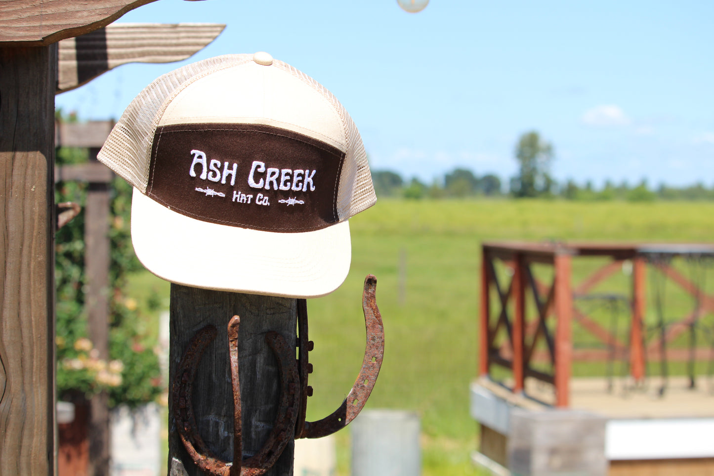 Brown/Tan Mesh Back Trucker